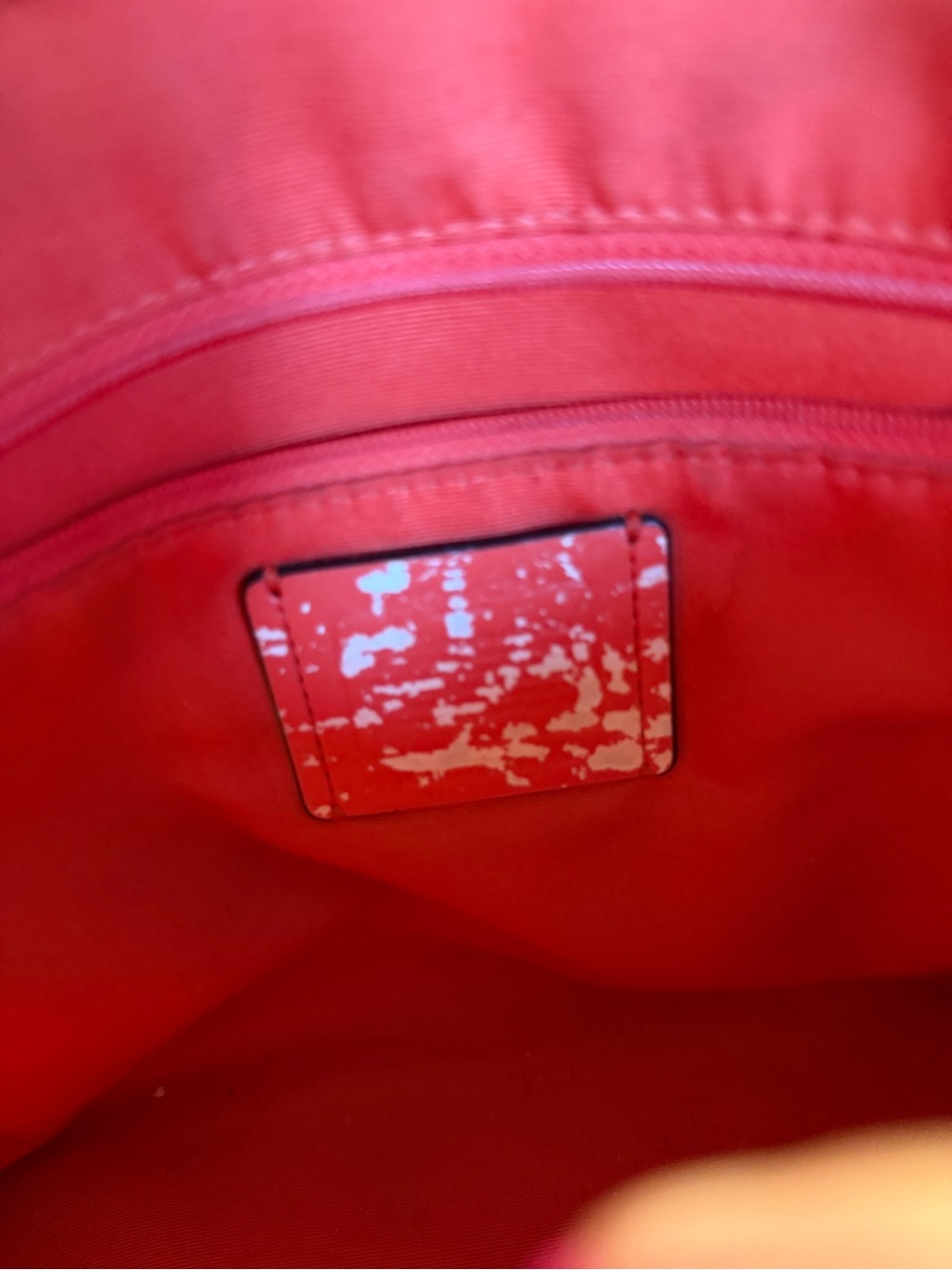 Coach Signature Canvas Tote with Orange Trim - Picture 3 of 5